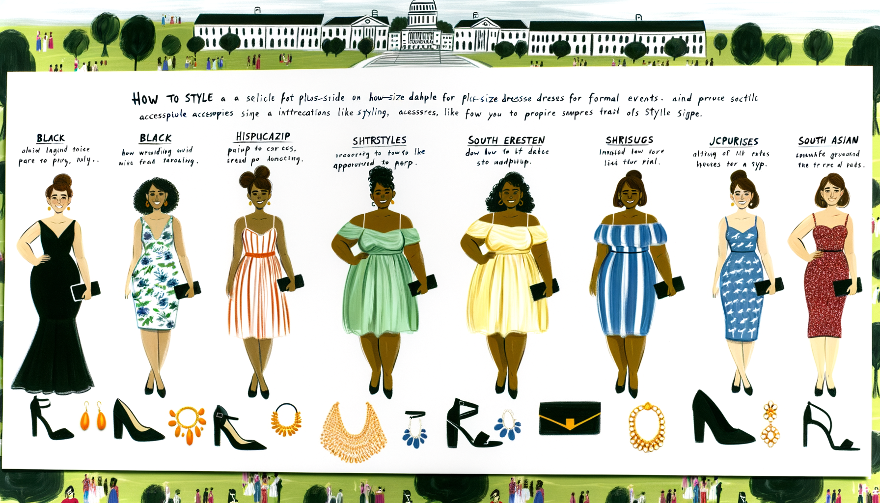 How to Style Plus-Size Dresses for Formal Celebrations: Tips for Women in Springfield, VA