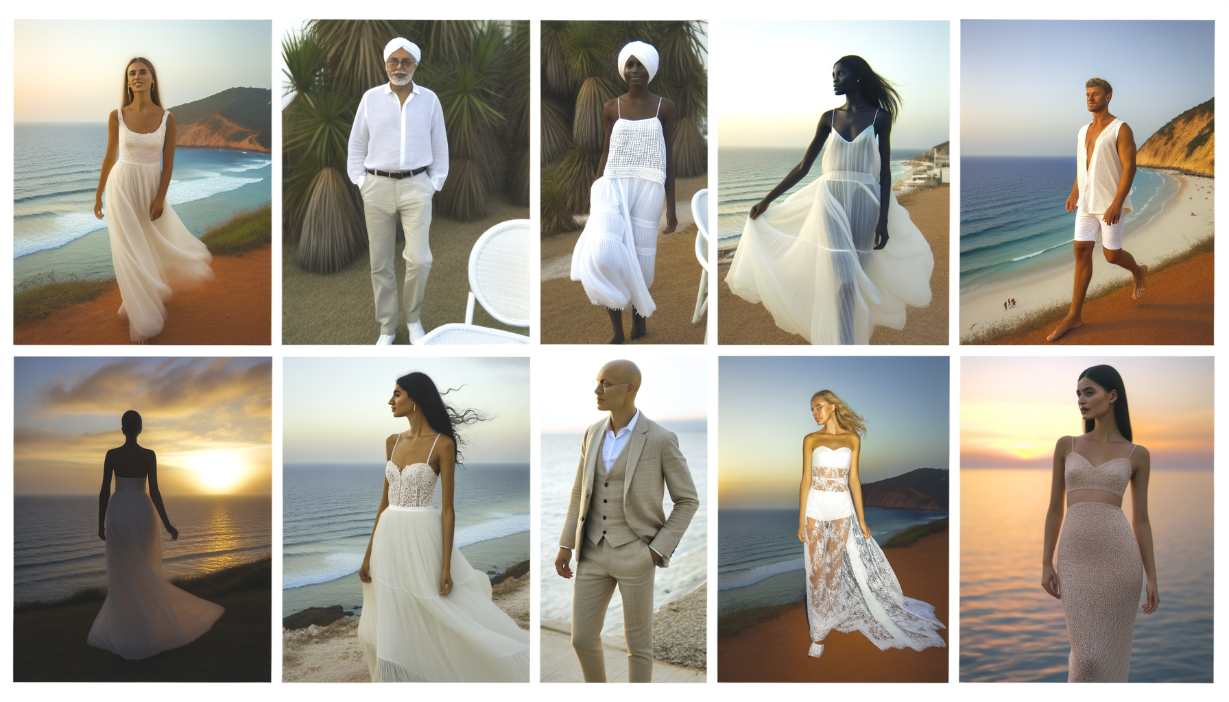 Seaside Weddings: Breezy and Elegant Dress Choices